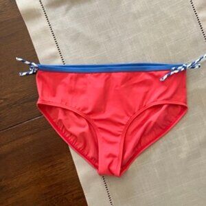 Land's End Swim - Youth Size Bikini - Red/Blue Trim - BRAND NEW Condition